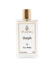 Sharjah Eau de Parfum by The Scent Library in a 55ml bottle with elegant design