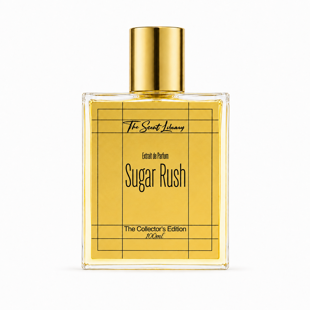 Sugar Rush by The Scent Library — a gourmand eau de parfum of crystallised sugar, Aseeda and cognac