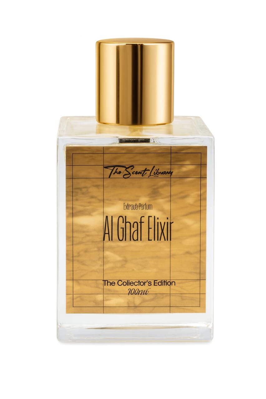 Al Ghaf Elixier perfume from The Scent Library in a stylish collector's edition bottle