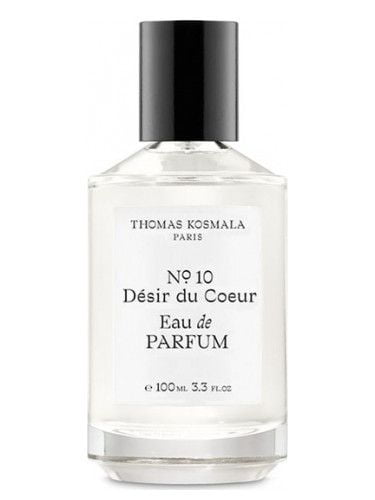 Thomas Kosmala No.10 Desire Du Coeur 100ml perfume bottle with clear glass and black cap